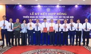ký hợp đồng 5 tuyến metro hà nội